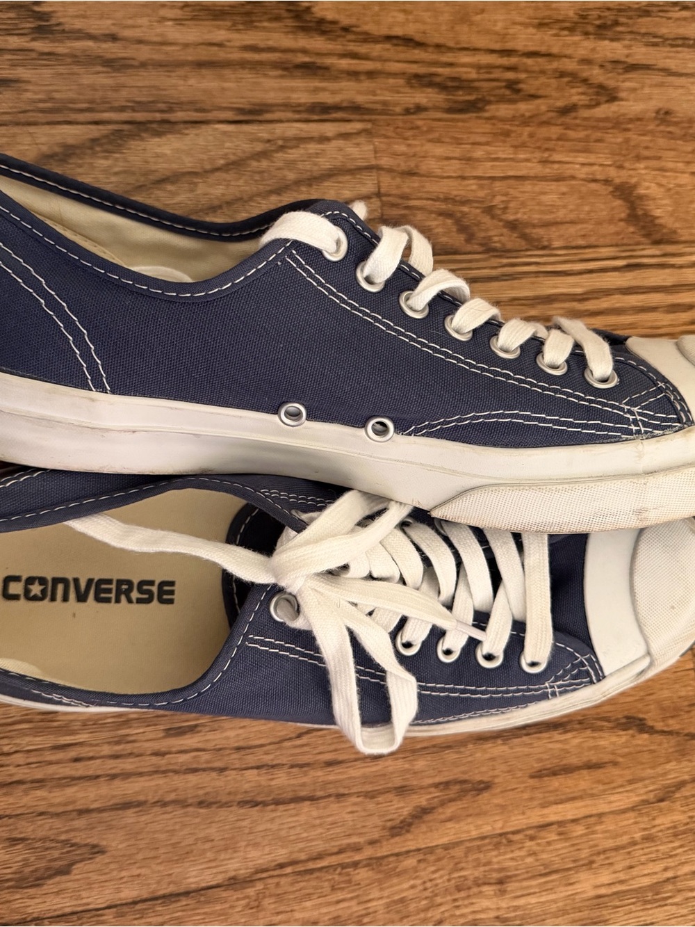 Jack Purcell Converse Men’s Low Top Canvas Sneakers - Navy White